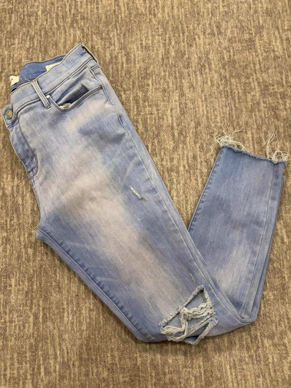 PacSun Light Blue Distressed Skinny Jeans